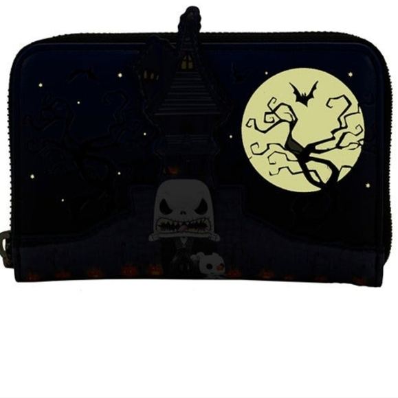 Loungefly Disney Nightmare Before Christmas Jack Skellington House Zip Wallet - Picture 7 of 8